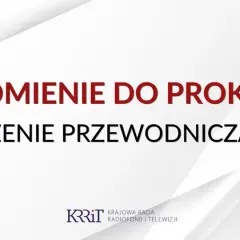 Zawiadomienie do prokuratury: Oświadczenie Przewodniczącej KRRiT.