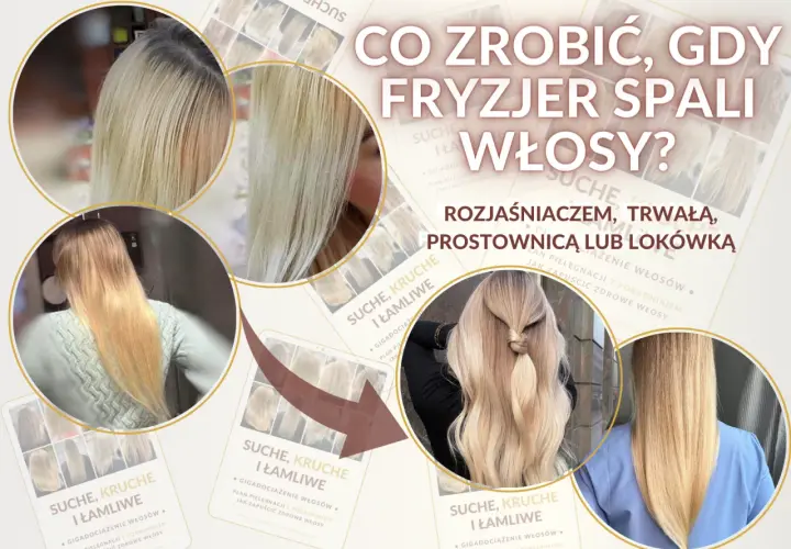 Co zrobić, gdy fryzjer źle zetnie włosy? Poradnik ratunkowy dla zniszczonych rozjaśnianiem, trwałą lub prostownicą włosów.
