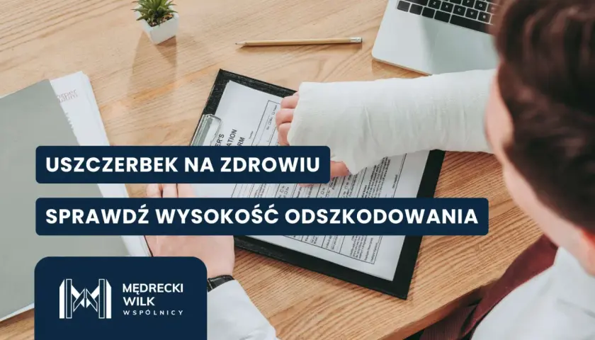 Złamana ręka na formularzu. Dowiedz się, ile czasu na zgłoszenie szkody zdrowotnej masz, by sprawdzić wysokość odszkodowania.