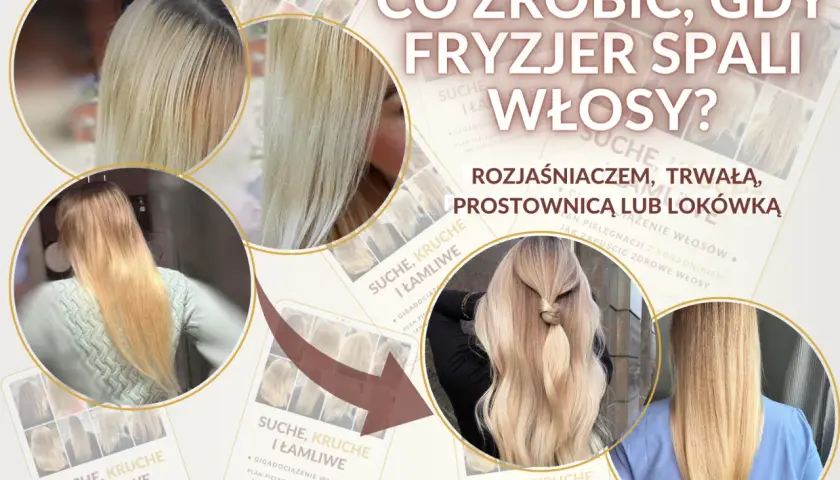 Co zrobić, gdy fryzjer źle zetnie włosy? Poradnik ratunkowy dla zniszczonych rozjaśnianiem, trwałą lub prostownicą włosów.