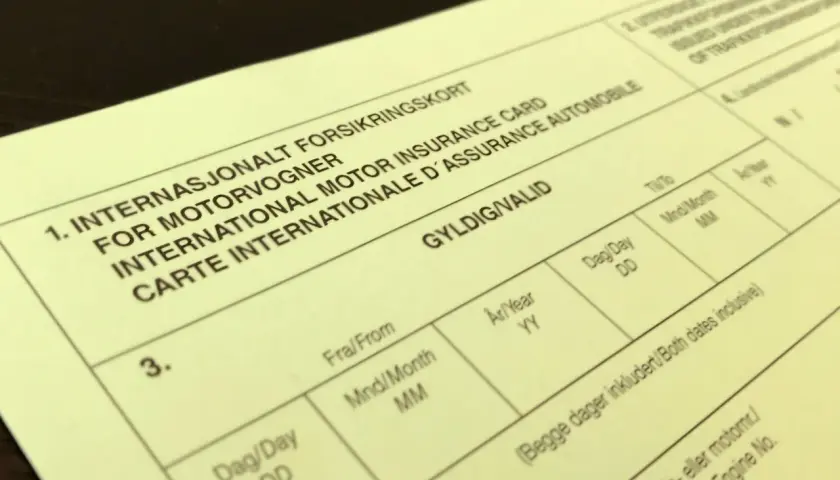 Międzynarodowa karta ubezpieczenia pojazdu, potwierdzenie ubezpieczenia OC za granicą.